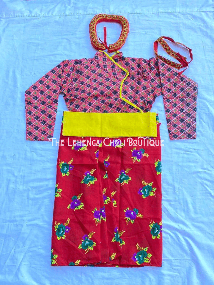 Gunyo Cholo Dress - Boutique Nepal Au