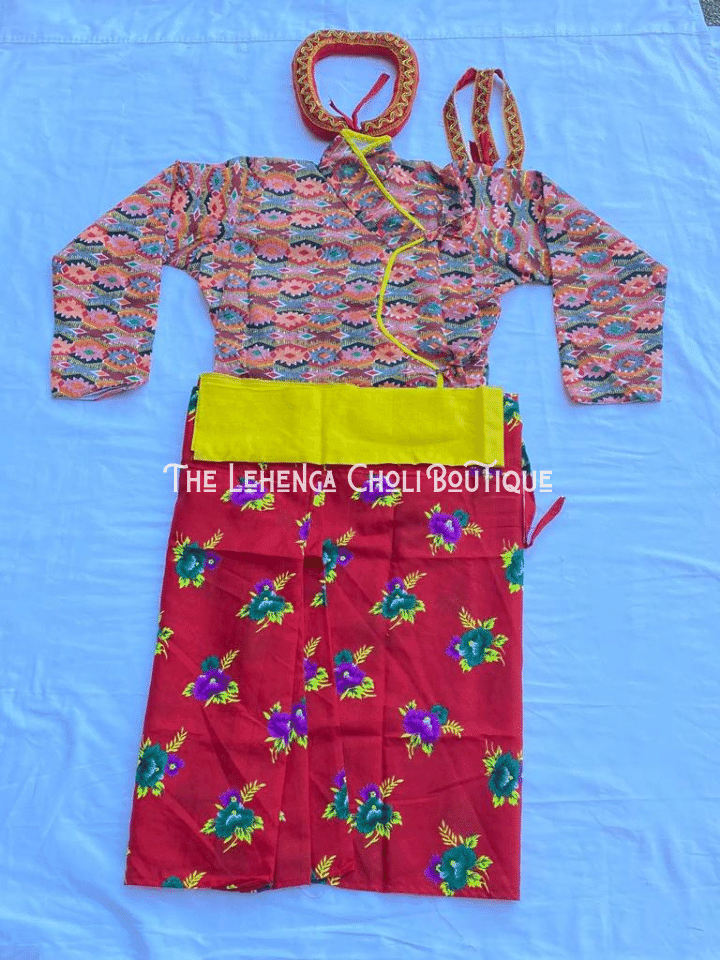 Gunyo Cholo Dress For Girls - Boutique Nepal Au