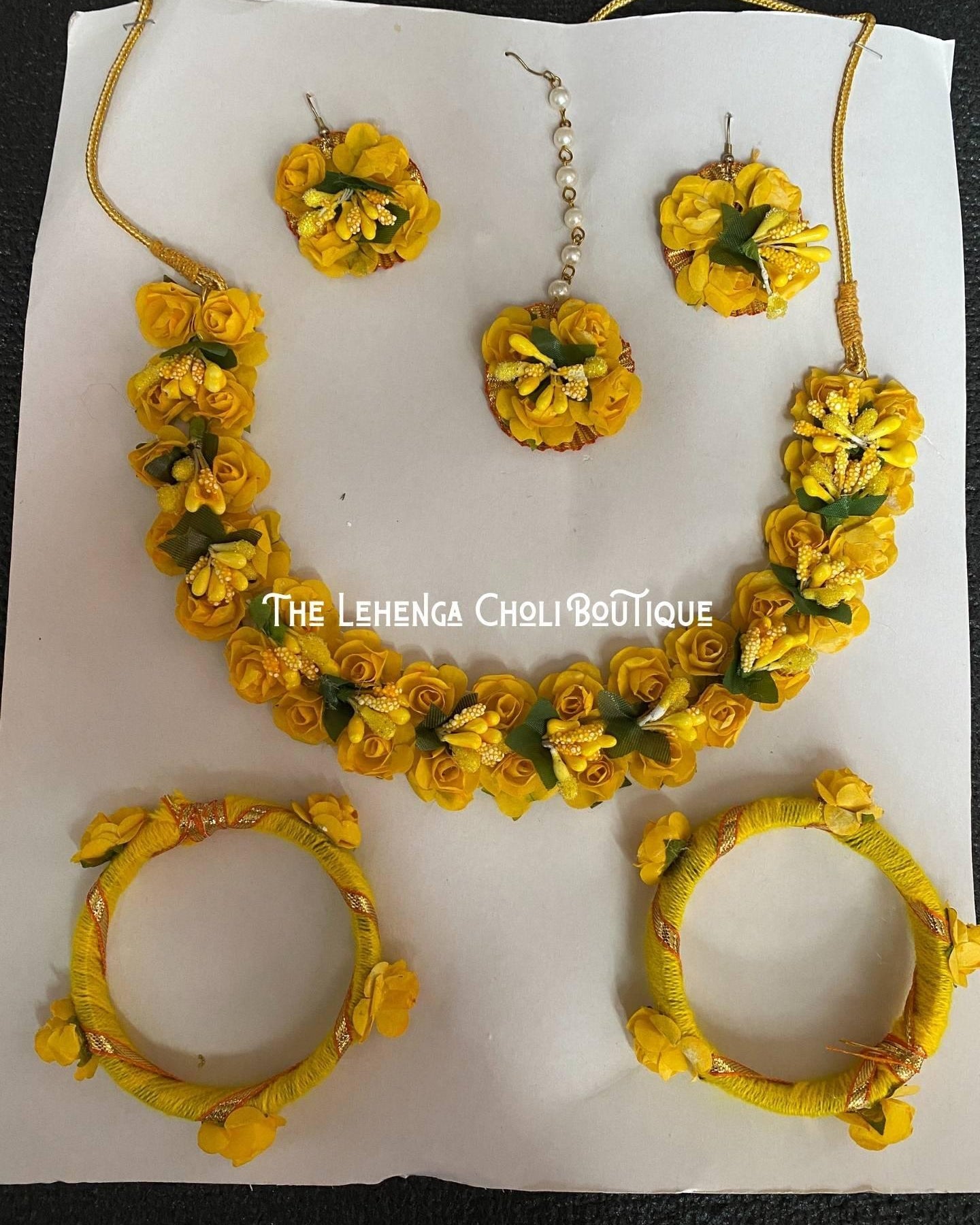 Haldi Flower Jewelry For Indian Wedding - Boutique Nepal Au