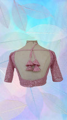 Half Sleeves Blouse in Pink - Boutique Nepal
