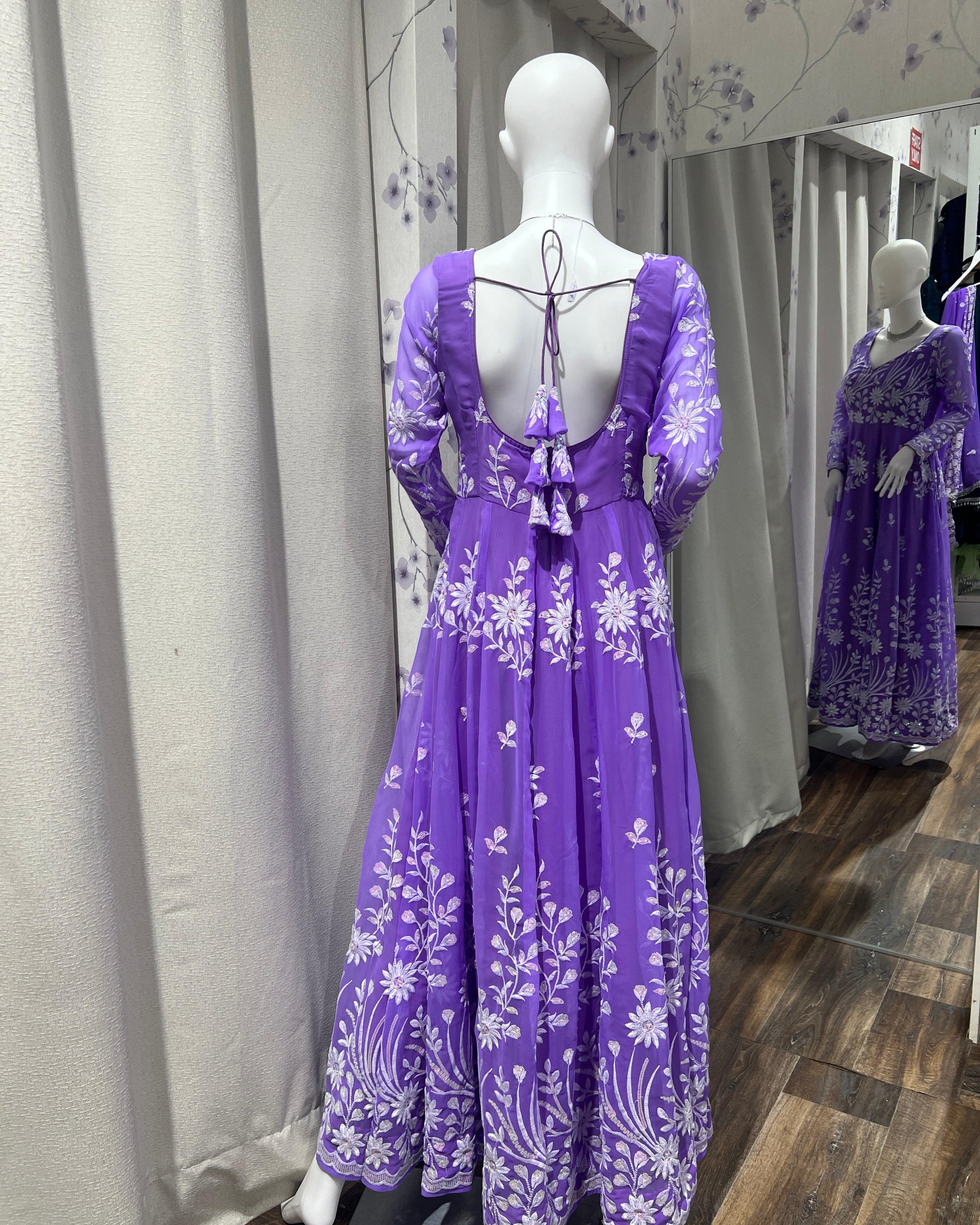 Lavender Gown - Boutique Nepal Australia 
