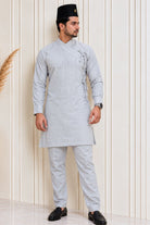 Bhaitika Daura Suruwal Gift Pack - Light Grey