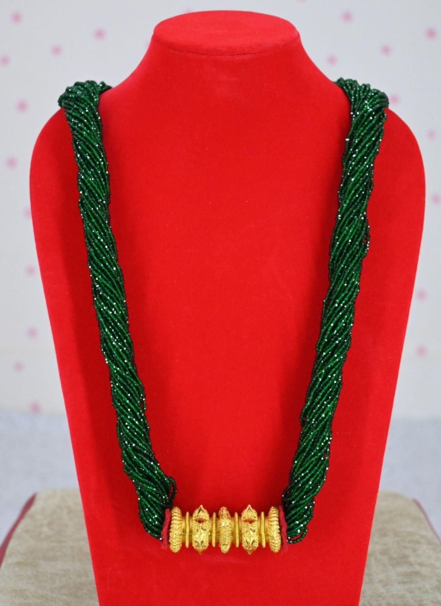 Maili Tilahari Green - Boutique Nepal