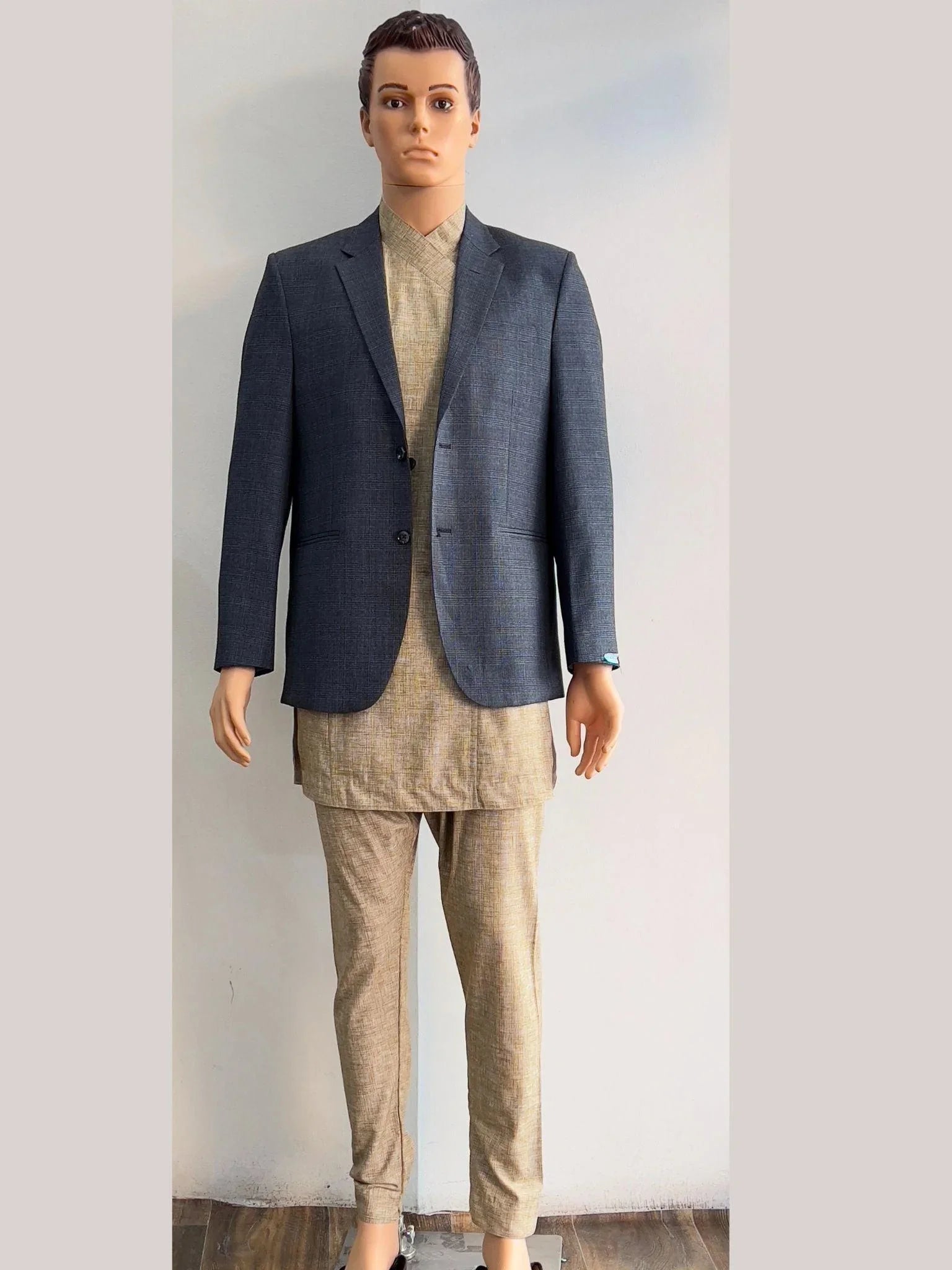 Mens Blazer In Charcol Color - Boutique Nepal