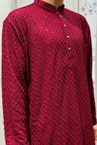 Mens Kurta Chikan Work - Boutique Nepal