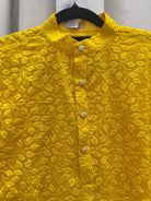 Mens Kurta Chikankari Work - Boutique Nepal