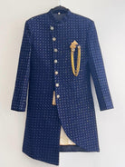 Mens Sherwani Set In Sequins Work - Boutique Nepal