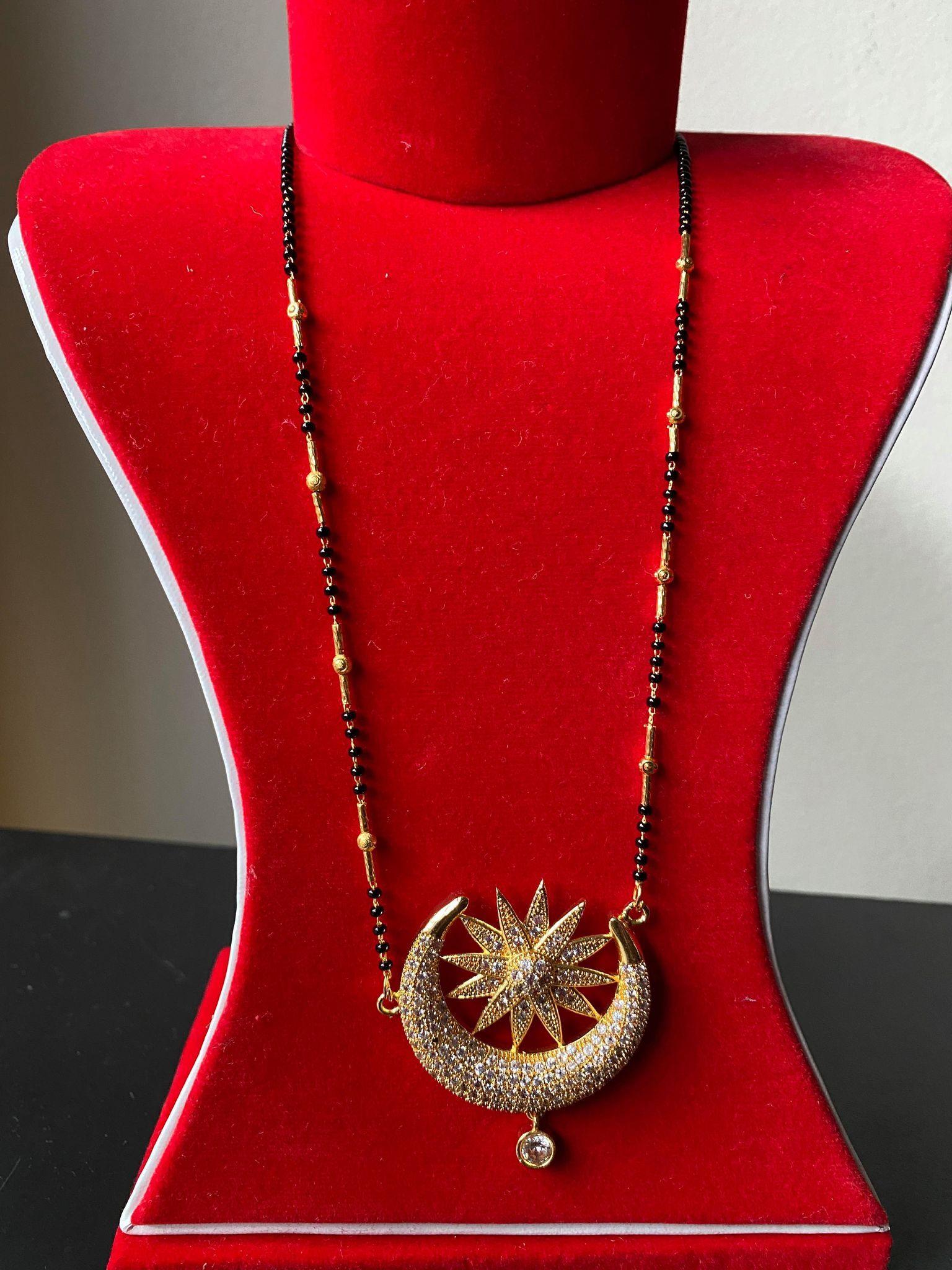 Moon Mangalsutra Necklace - Boutique Nepal