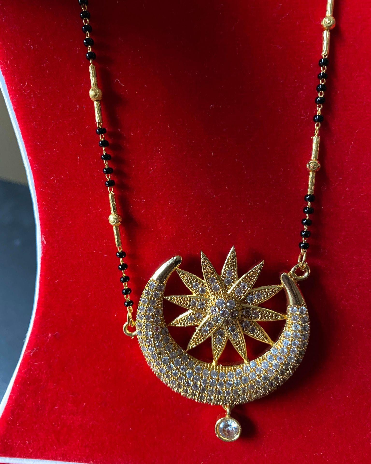 Moon Mangalsutra Necklace - Boutique Nepal Au