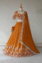 Mustard Yellow Lehenga Choli Set - Boutique Nepal