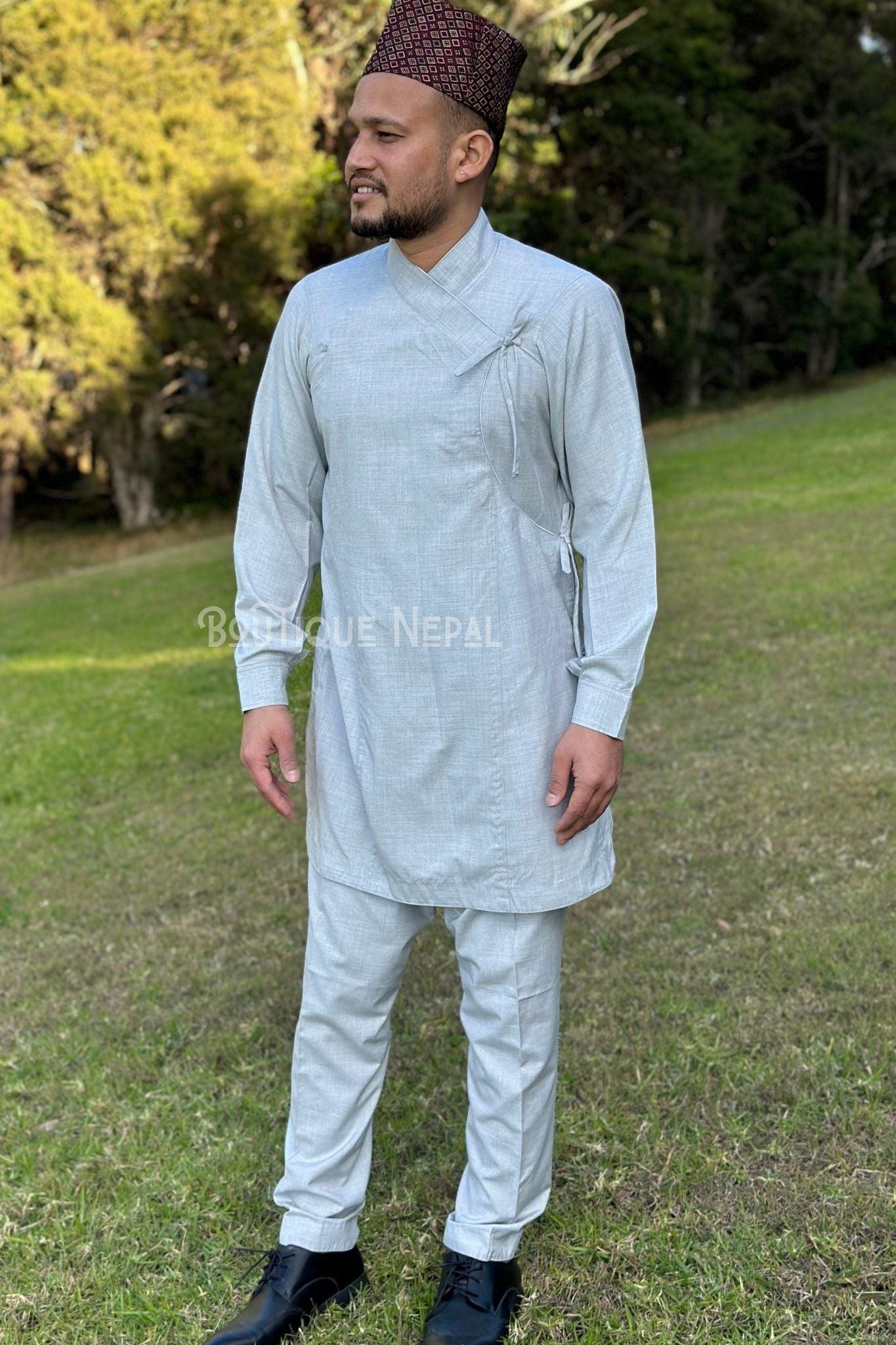 Nepali Daura Suruwal for Men - Boutique Nepal