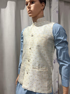 Off White Waistcoat - Boutique Nepal