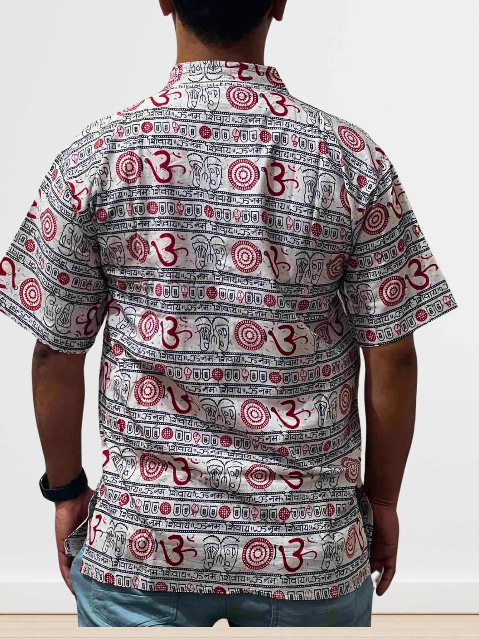 Om Print T- Shirt Unisex - Boutique Nepal