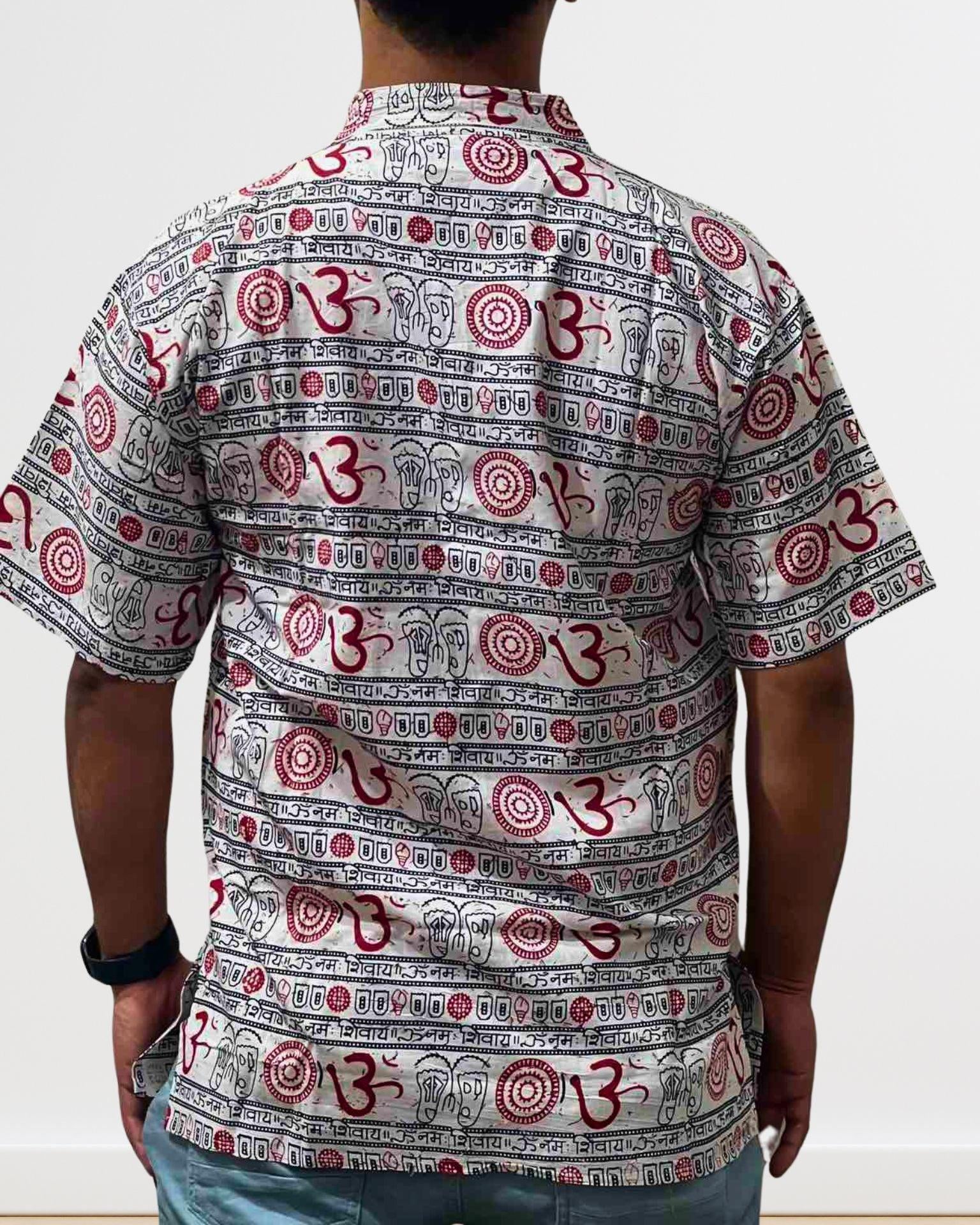Om Print T- Shirt Unisex - Boutique Nepal