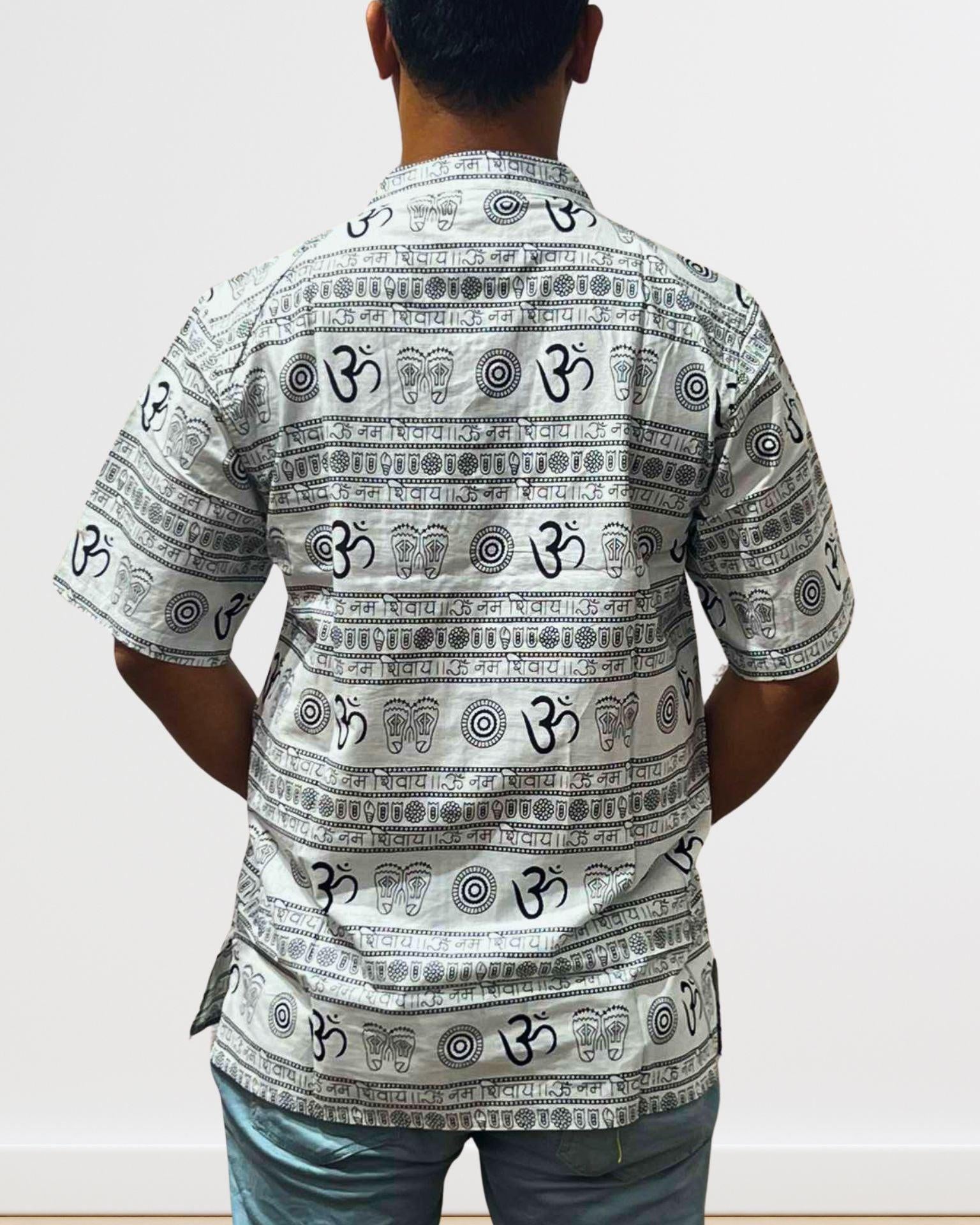 Om Print T- Shirt Unisex - Boutique Nepal