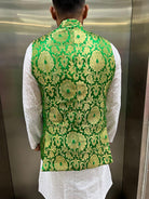 Parrotgreen Nehru Jacket - Boutique Nepal Au