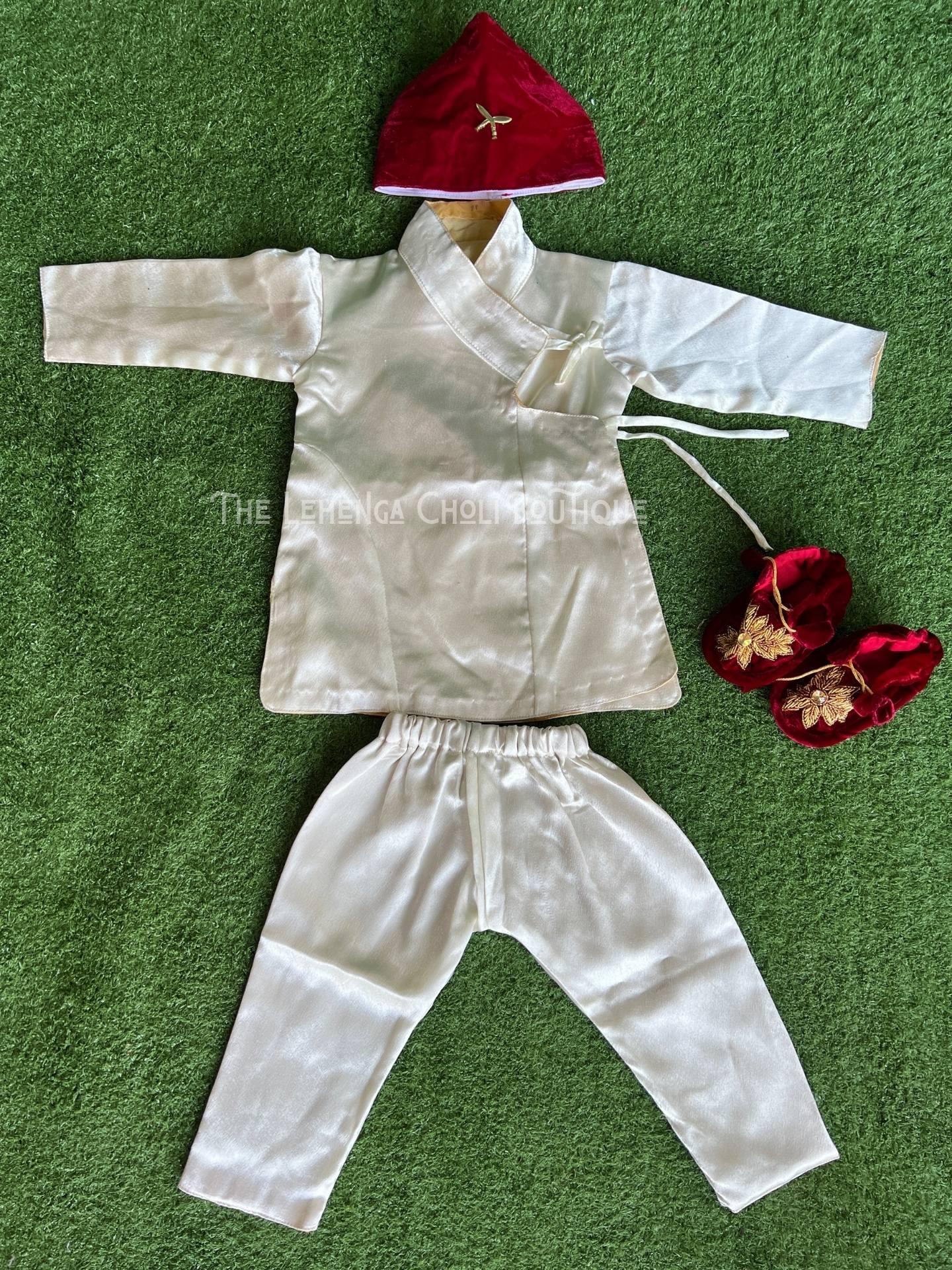 Pasni Dress For Baby Boy - Boutique Nepal
