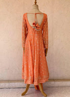 Peach Anarkali Kurta Set - Boutique Nepal