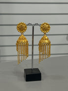Pinjara Gold Plated Jhumki Earring - Boutique Nepal