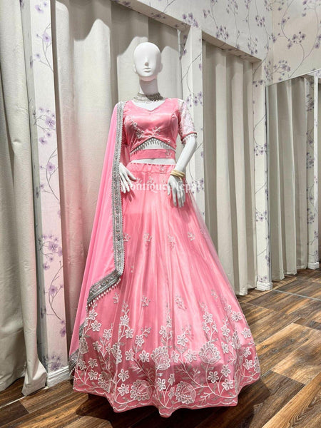 Peach Lehenga Choli Set – Boutique Nepal