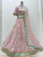 Pinkish Grey Lehenga Set - Boutique Nepal