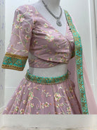 Pinkish Grey Lehenga Set - Boutique Nepal