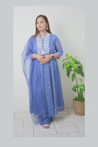 Pure HandWork Anarkali with Plazo Set - Boutique Nepal