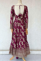 Purple Dolasilk anarkali Set - Boutique Nepal