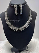 Ramri Ma American Diamond Necklace Set - Boutique Nepal Au
