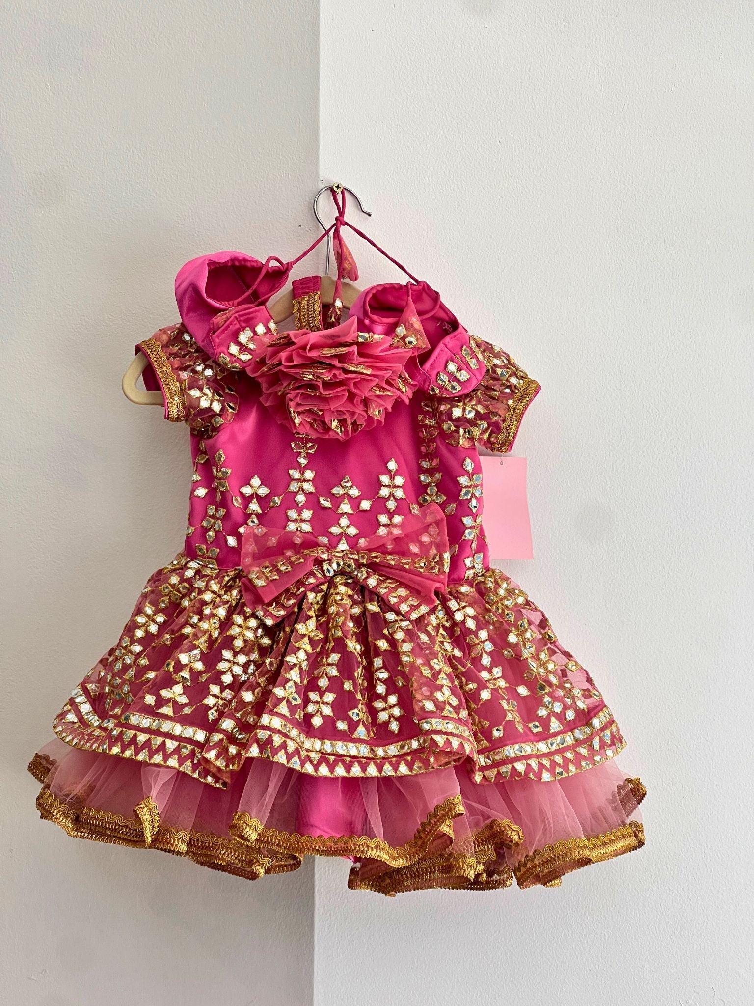 Rani Pink Girls Dress - Boutique Nepal