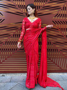 Readymade Chiffon Saree - Boutique Nepal