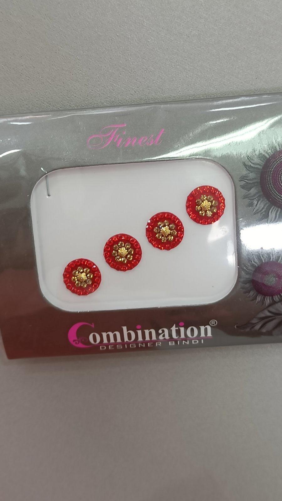 Red Bindi Tika Big - Boutique Nepal