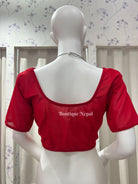 Red Rubia Blouse - Boutique Nepal Australia 