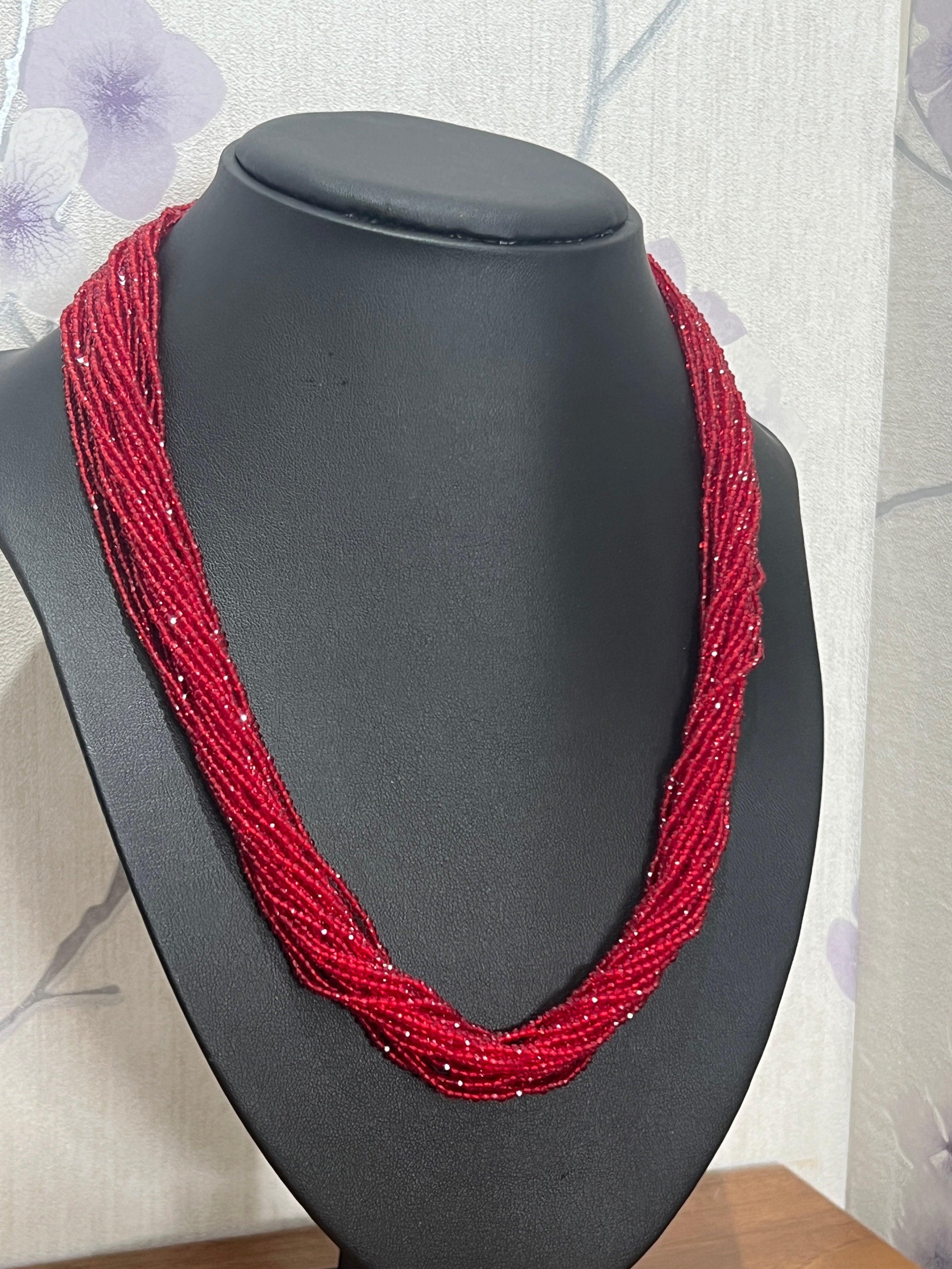 Red Simple Hydro Pote - Boutique Nepal