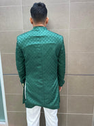 SHERWANI AND PANTS SET In Mint Green - Boutique Nepal