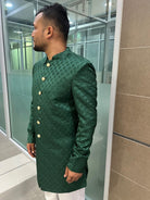 SHERWANI AND PANTS SET In Mint Green - Boutique Nepal Au