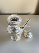 Silver Plated Butte Karuwa 7.5 Inch - Boutique Nepal Au