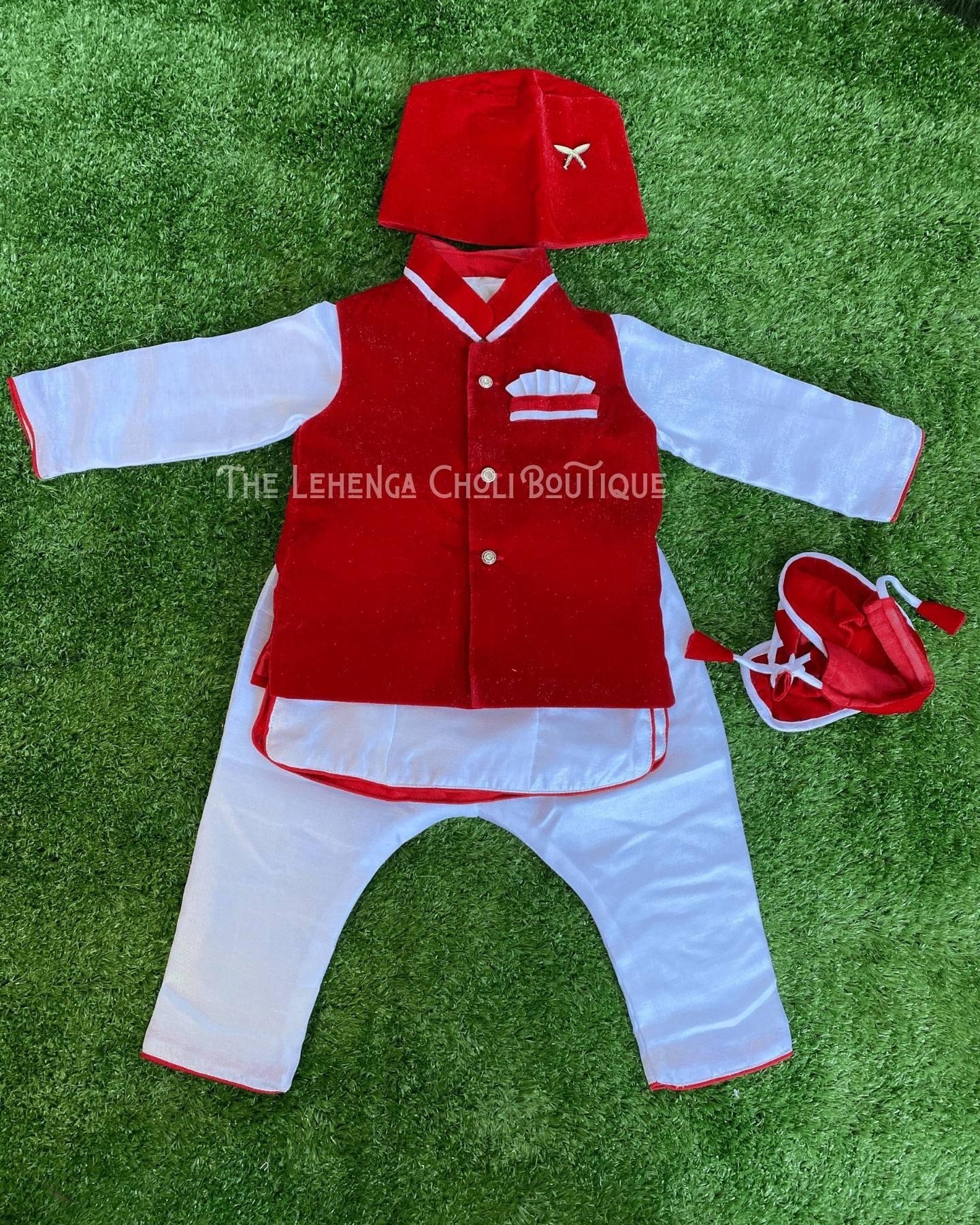 Pasni Dress For Baby Boy - Boutique Nepal Au