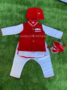 Simple Pasni Dress For Baby Boy - Boutique Nepal