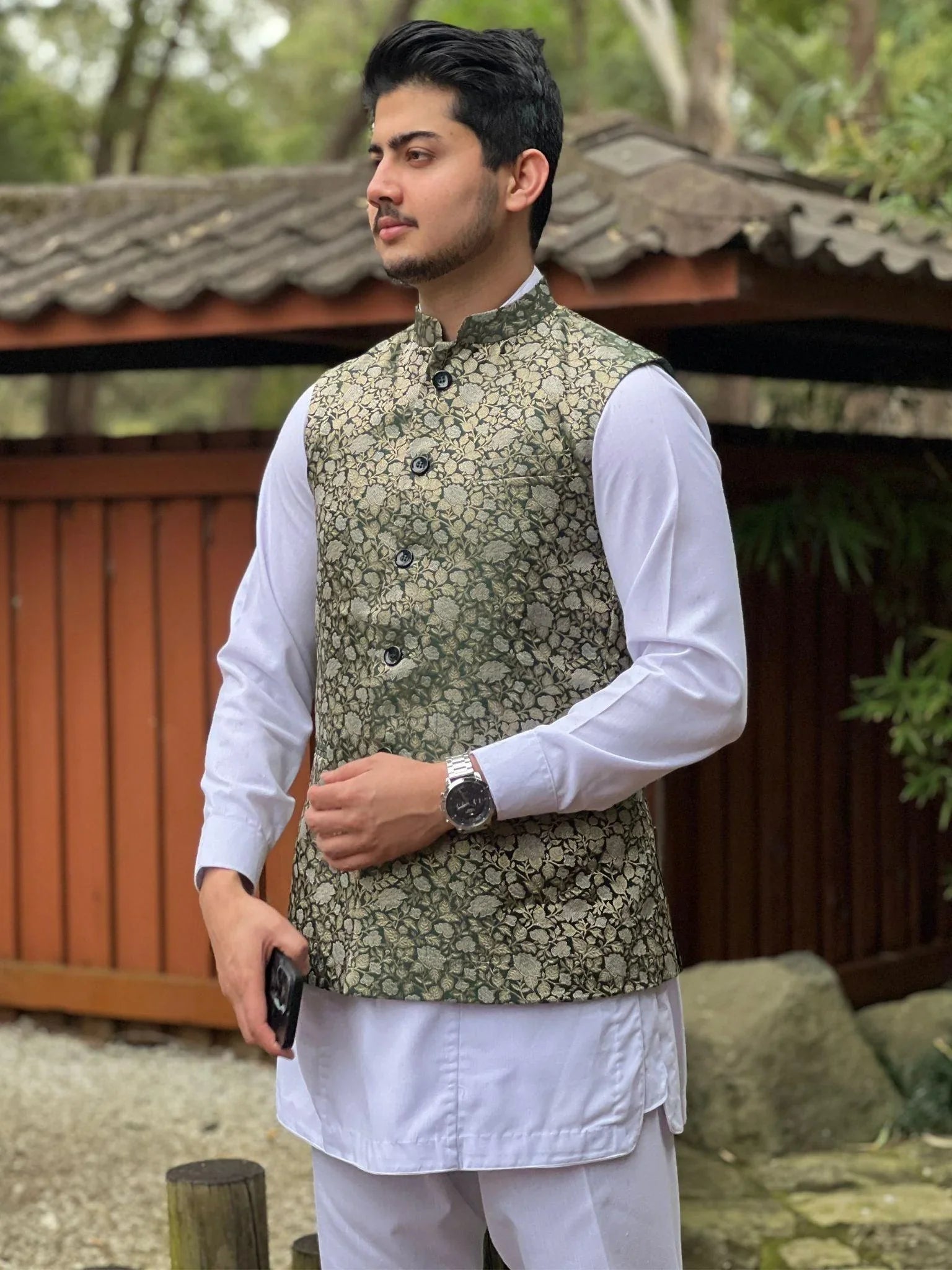 White Daura Suruwal - Boutique Nepal