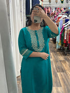 Womens Kurta Bottel Green - Boutique Nepal