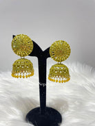 Yellow Jhumki - Boutique Nepal Au